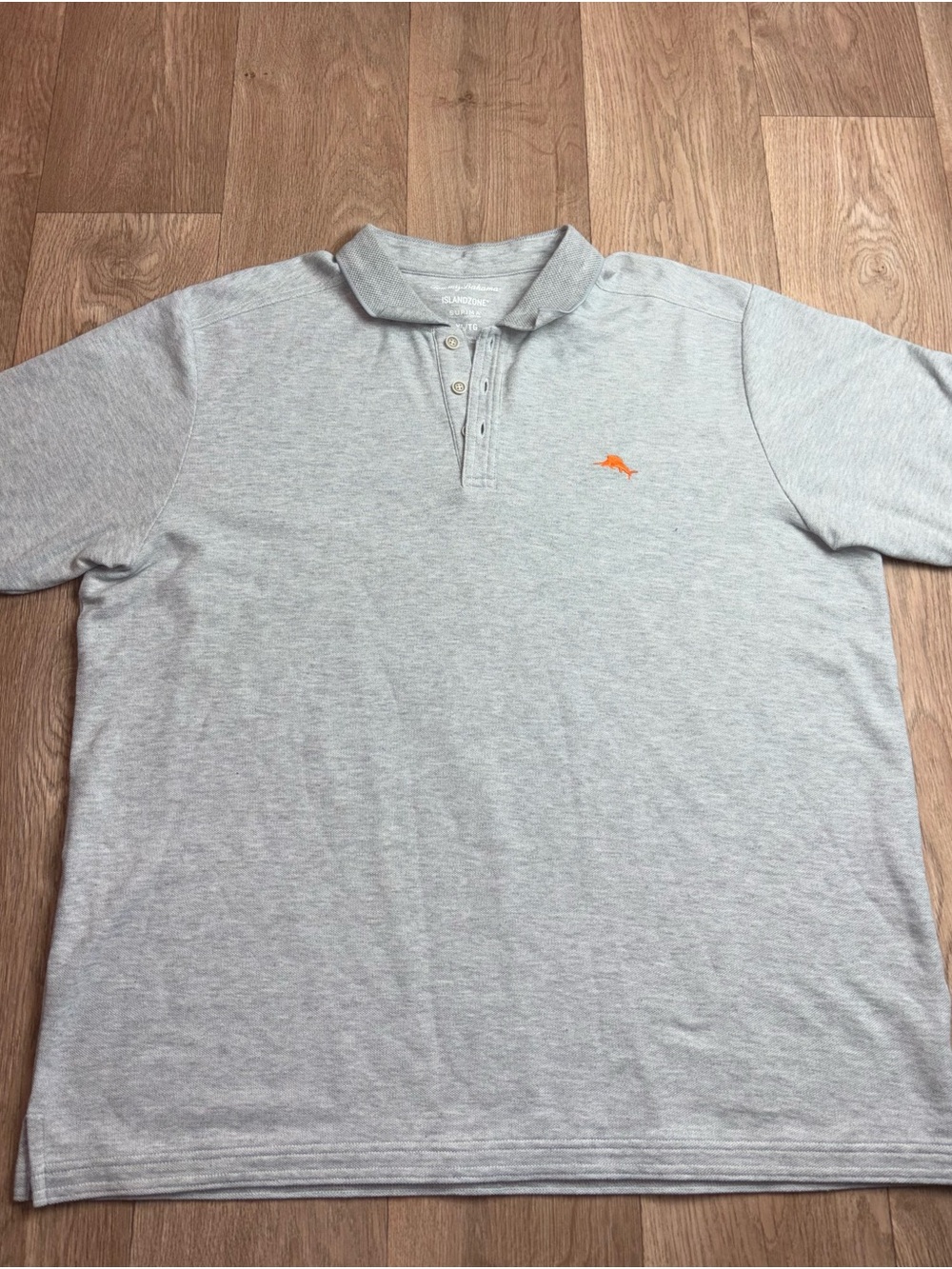 Tommy Bahama Isalandzone Light Gray Polo